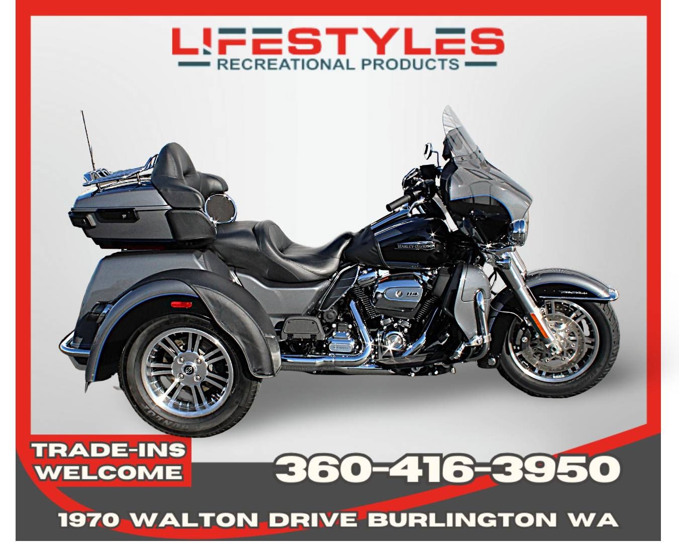 2021 Harley-Davidson Tri Glide® Ultra in Burlington, Washington - Photo 1