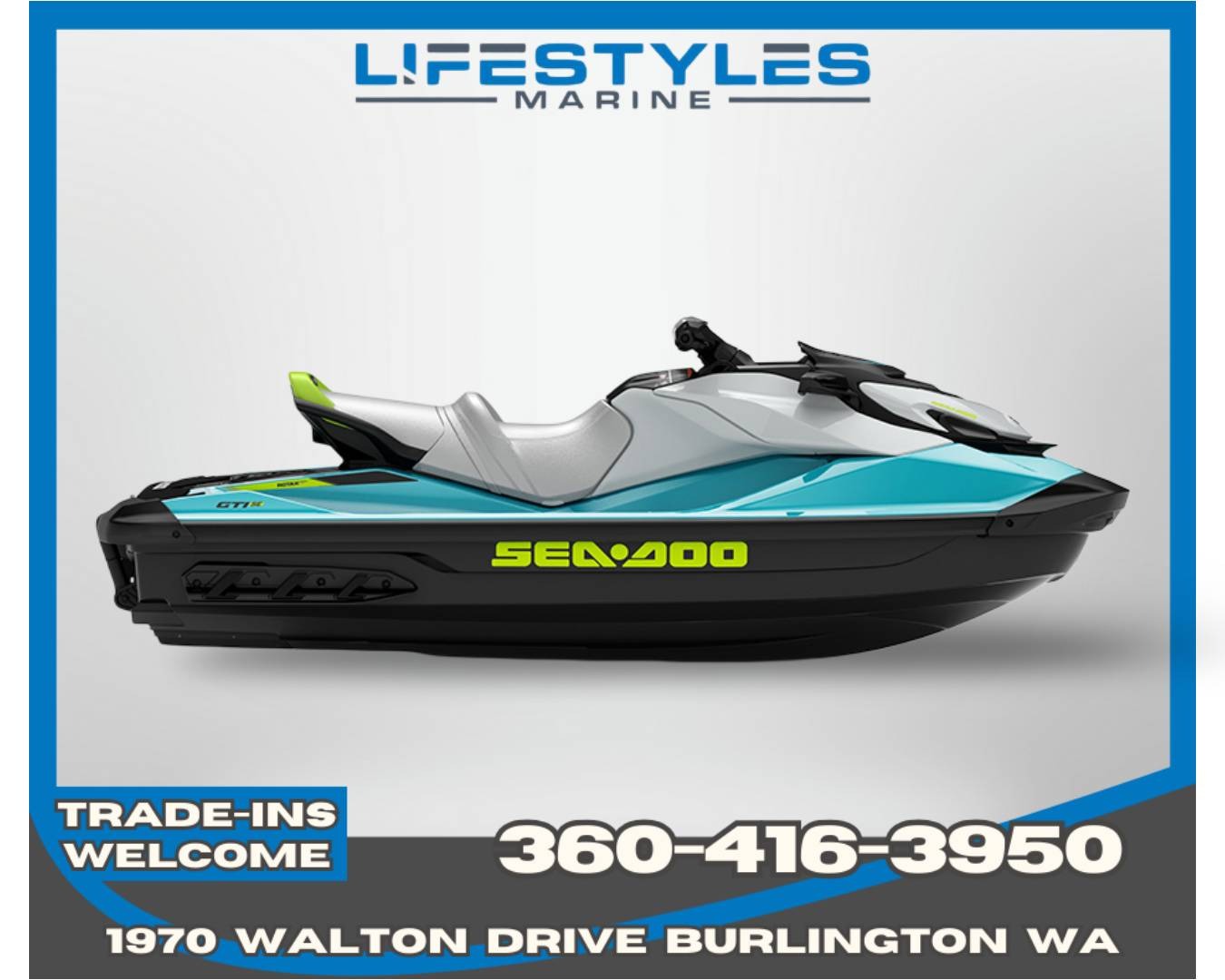 2026 Sea-Doo GTI SE 130 + iBR, iDF 1