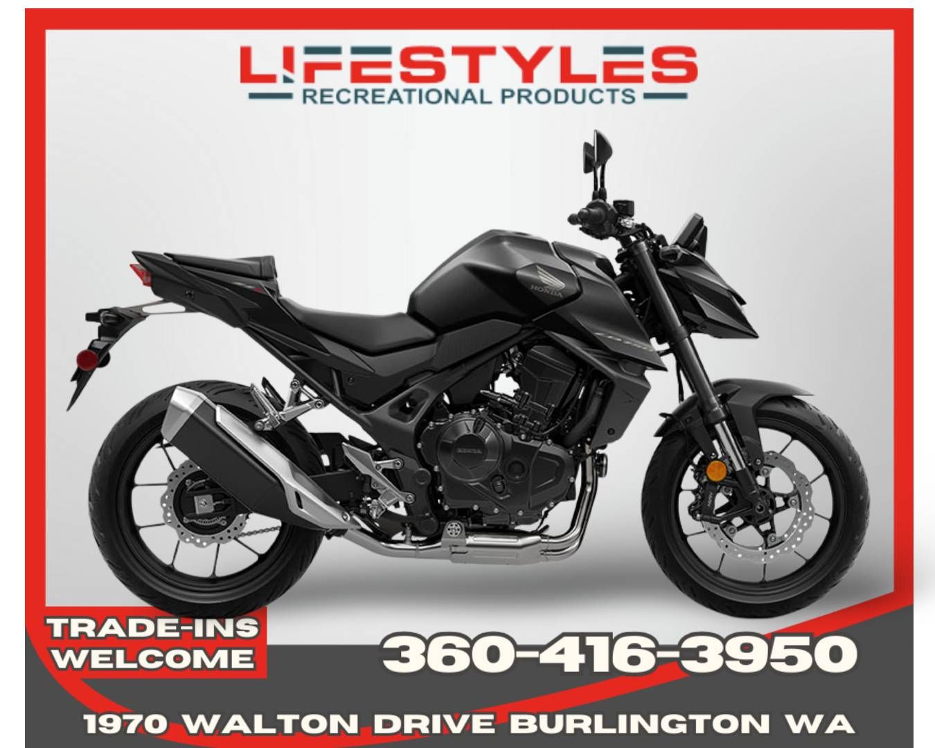 2025 Honda CB750 Hornet in Burlington, Washington - Photo 1
