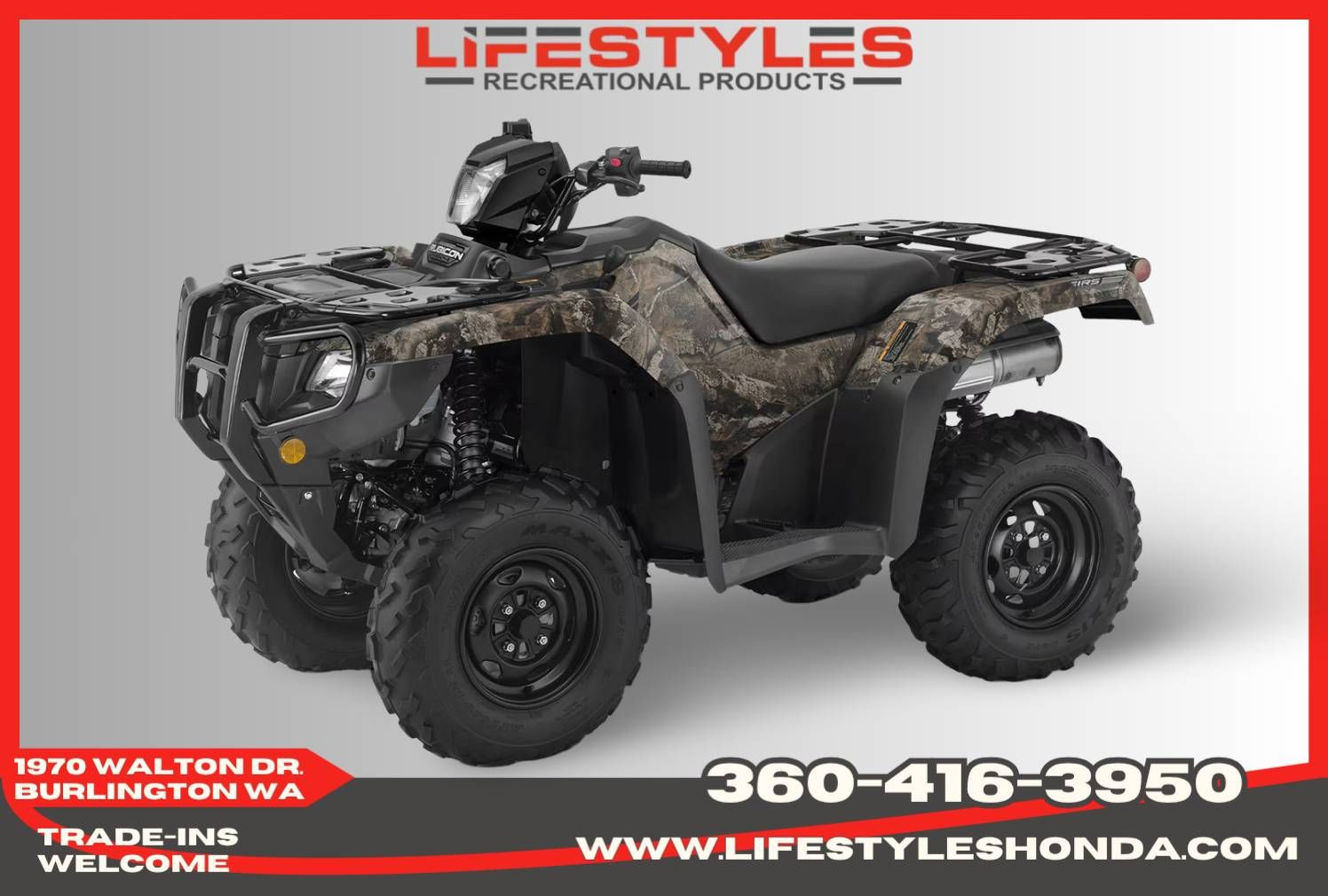 2026 Honda FourTrax Foreman Rubicon 4x4 Automatic DCT EPS in Burlington, Washington - Photo 1