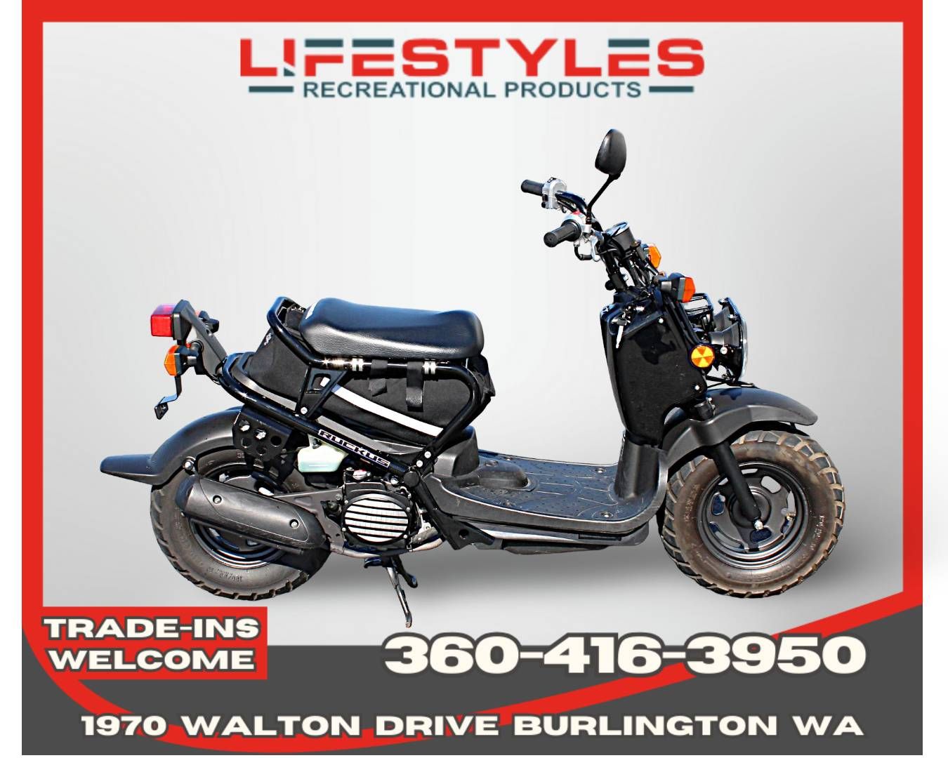 2007 Honda Ruckus® in Burlington, Washington - Photo 1