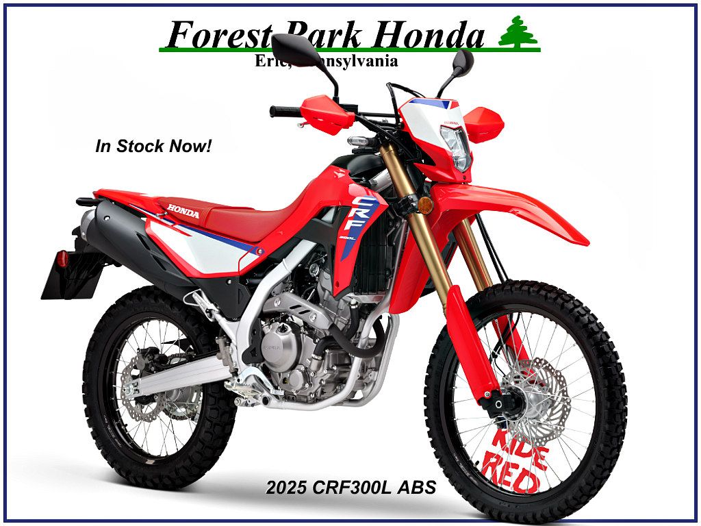 New 2025 Honda CRF300L ABS Motorcycles in Erie, PA Stock Number