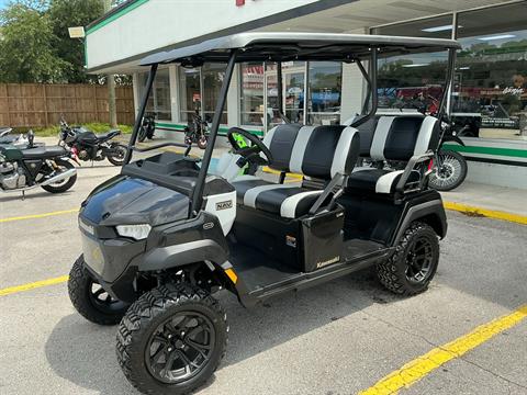 ELECTRICGOLF LOGO CROSSCOLLAR BLACK Lサイズ New 2025 Kawasaki NAV® 4e LE Super Black Golf Carts For Sale in