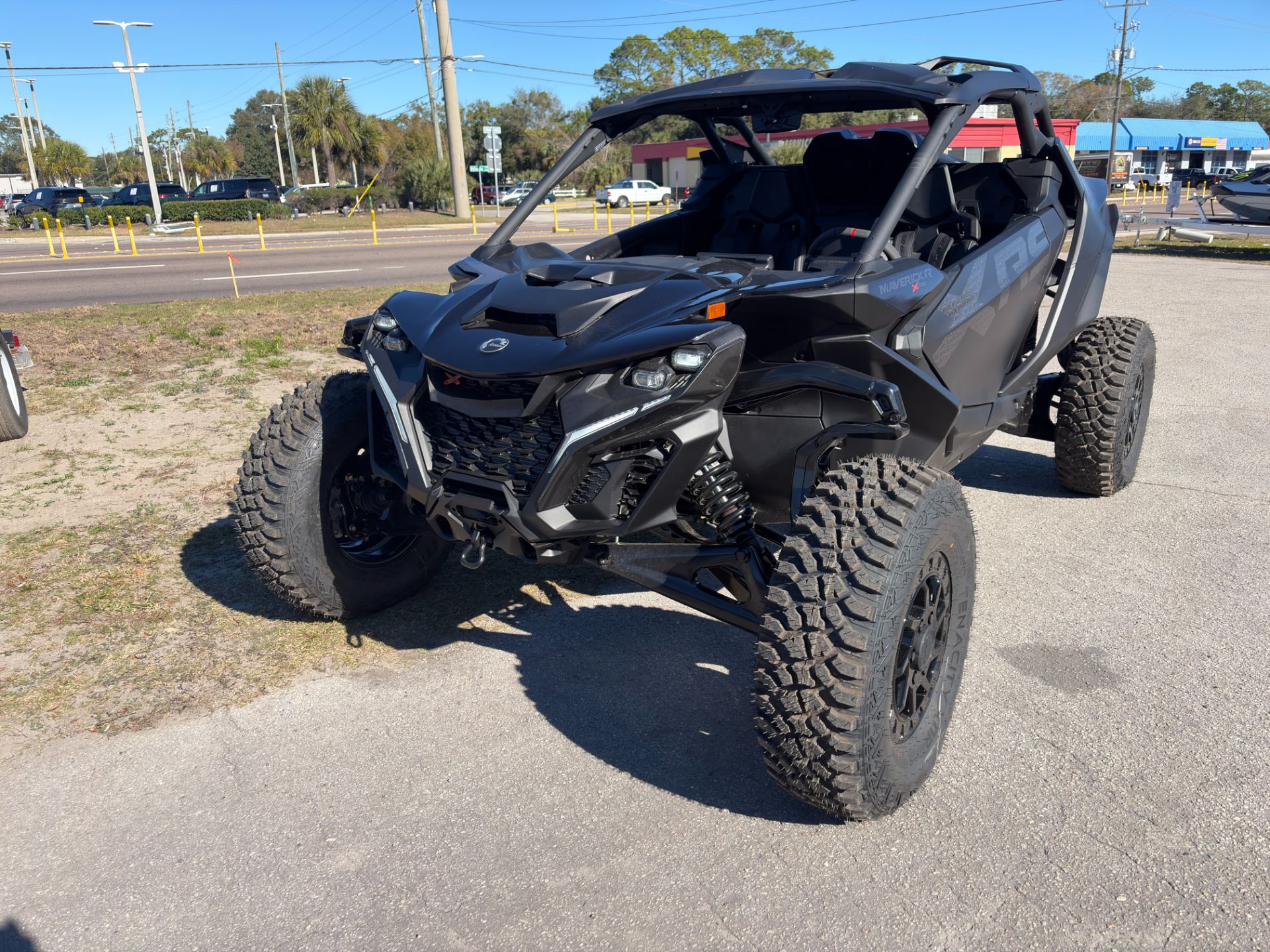 New 2026 Can-Am Maverick R X RS with Smart-Shox Triple Black