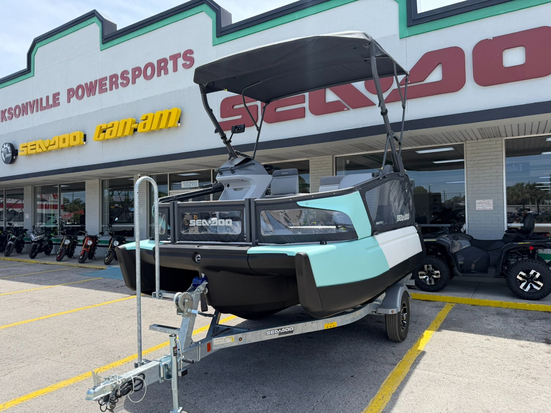 Switch Sport Compact New 2026 Sea-Doo Switch Sport Compact - 170 hp Neo Mint / Galvanized ...