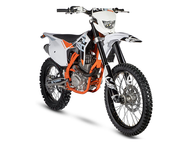 New 2022 Kayo K4 250 Dirt Bike | Motorcycles in Forest Lake MN | White
