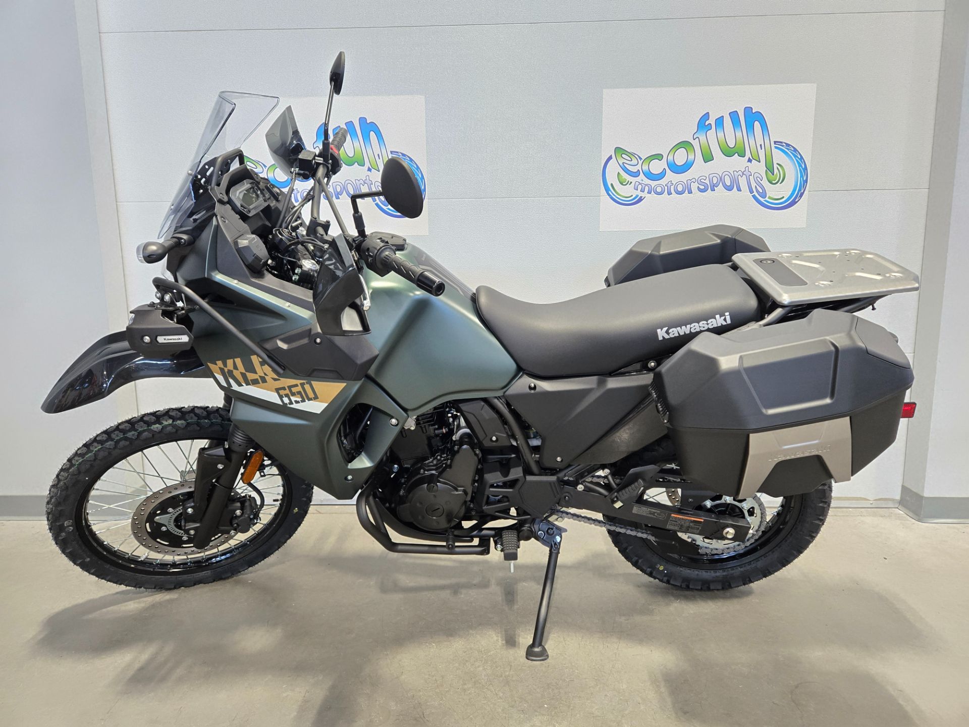 New 2026 Kawasaki KLR®650 Adventure ABS | Motorcycles in Forest