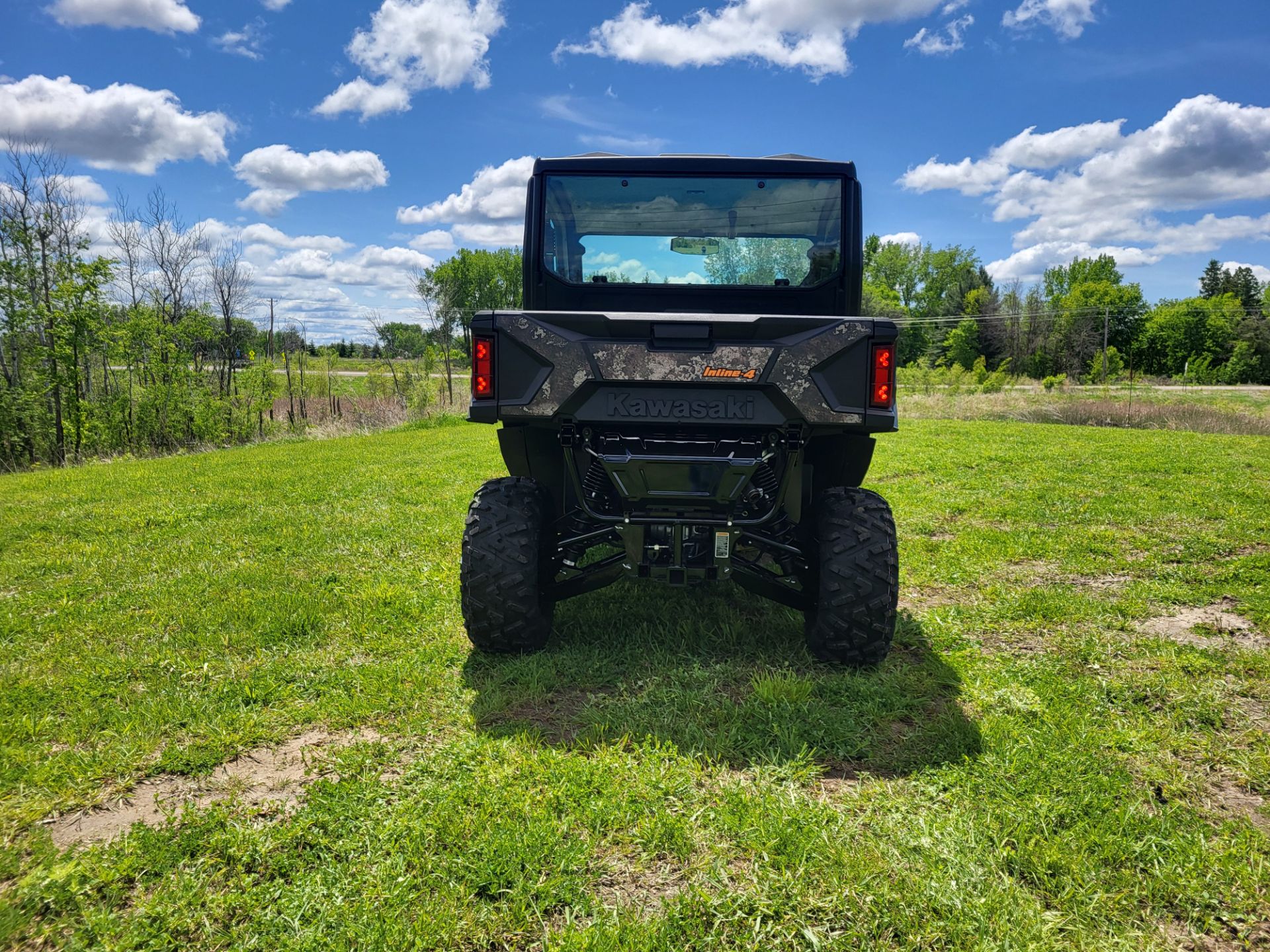 New 2025 Kawasaki RIDGE HVAC Camo | Utility Vehicles in Forest