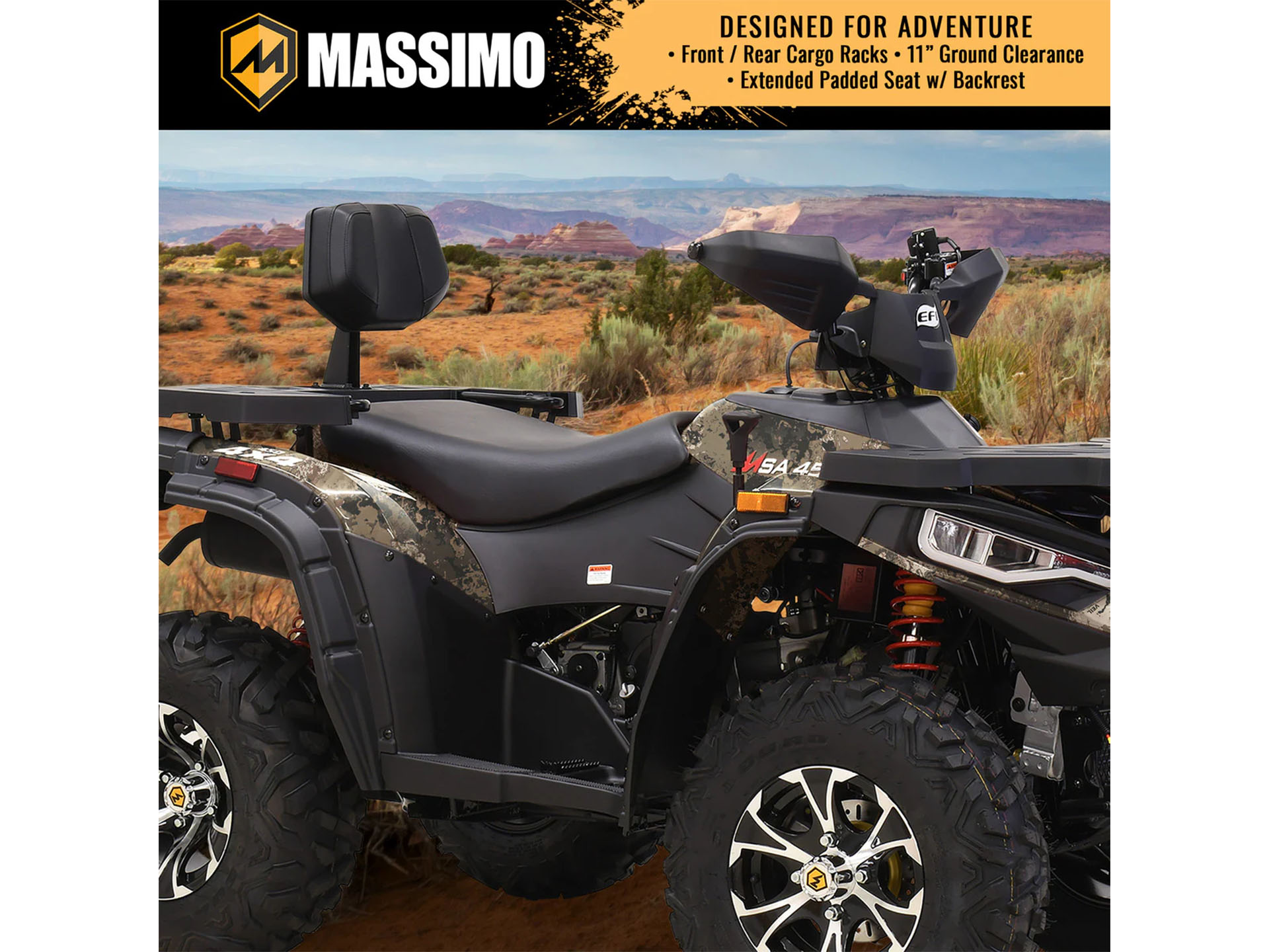 New 2025 Massimo MSA 450F ATV | ATVs in Forest Lake MN | Camo
