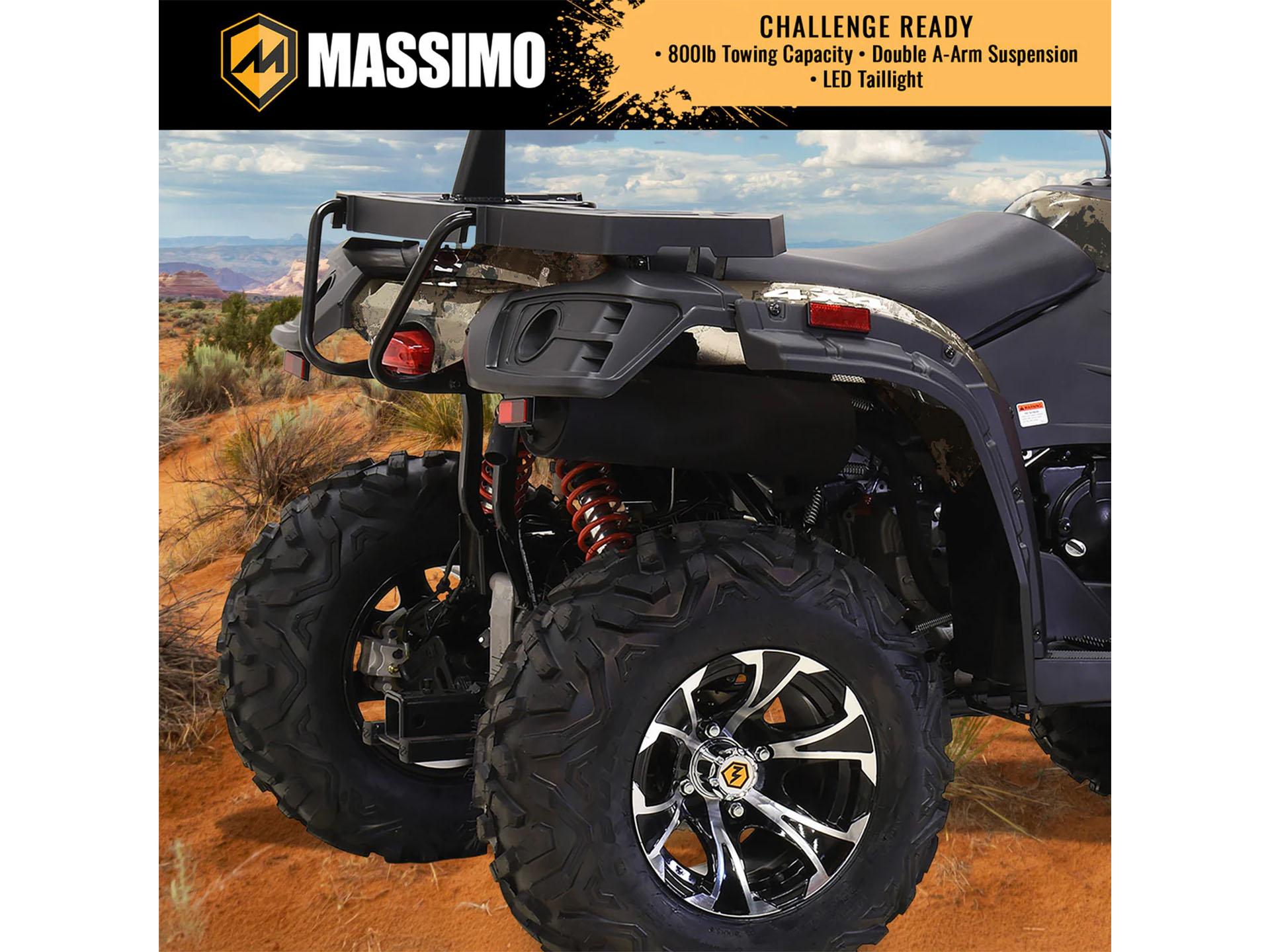 New 2025 Massimo MSA 450F ATV | ATVs in Forest Lake MN | Camo