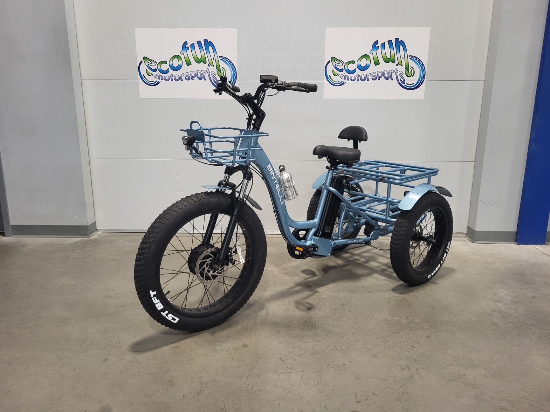 electric three-wheel bicycles Folding Trike Comfortable low T300 Adult Electric Trike Bike