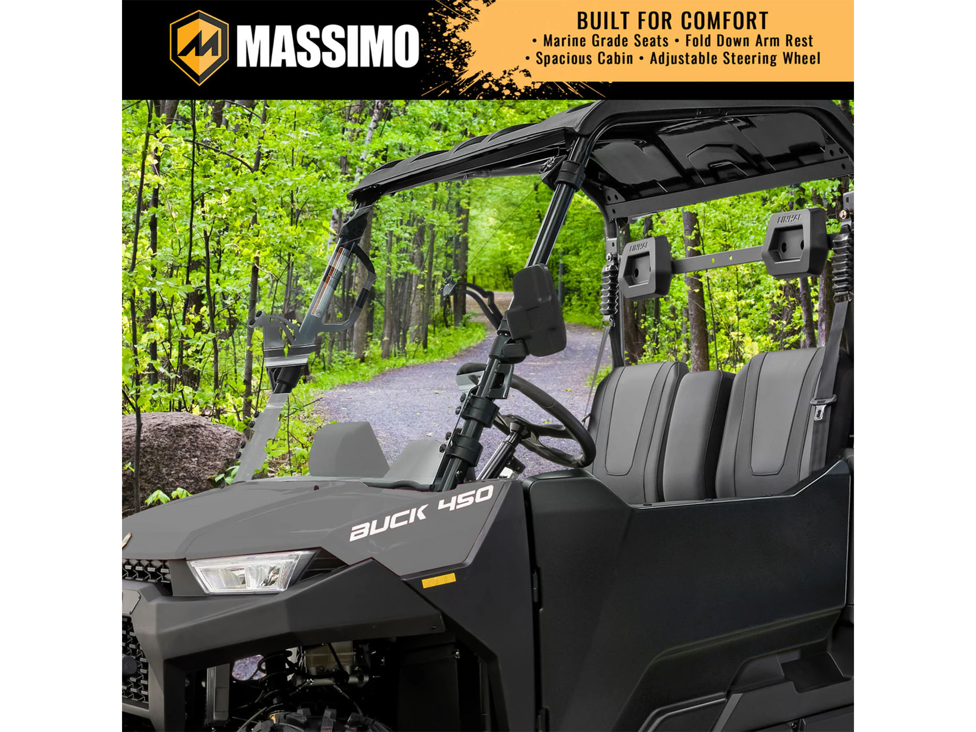 New 2025 Massimo Buck 450 Side by Side | Utility Vehicles in