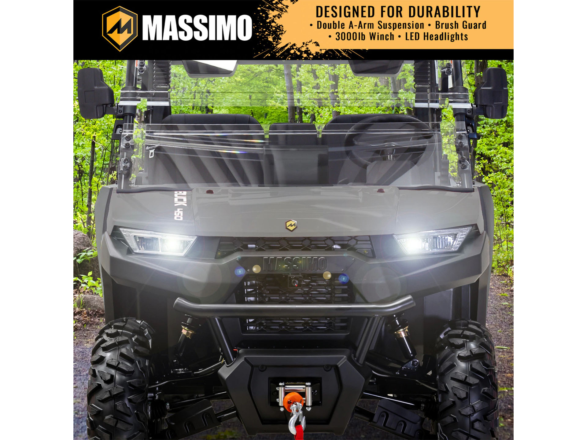 New 2025 Massimo Buck 450 Side by Side | Utility Vehicles in