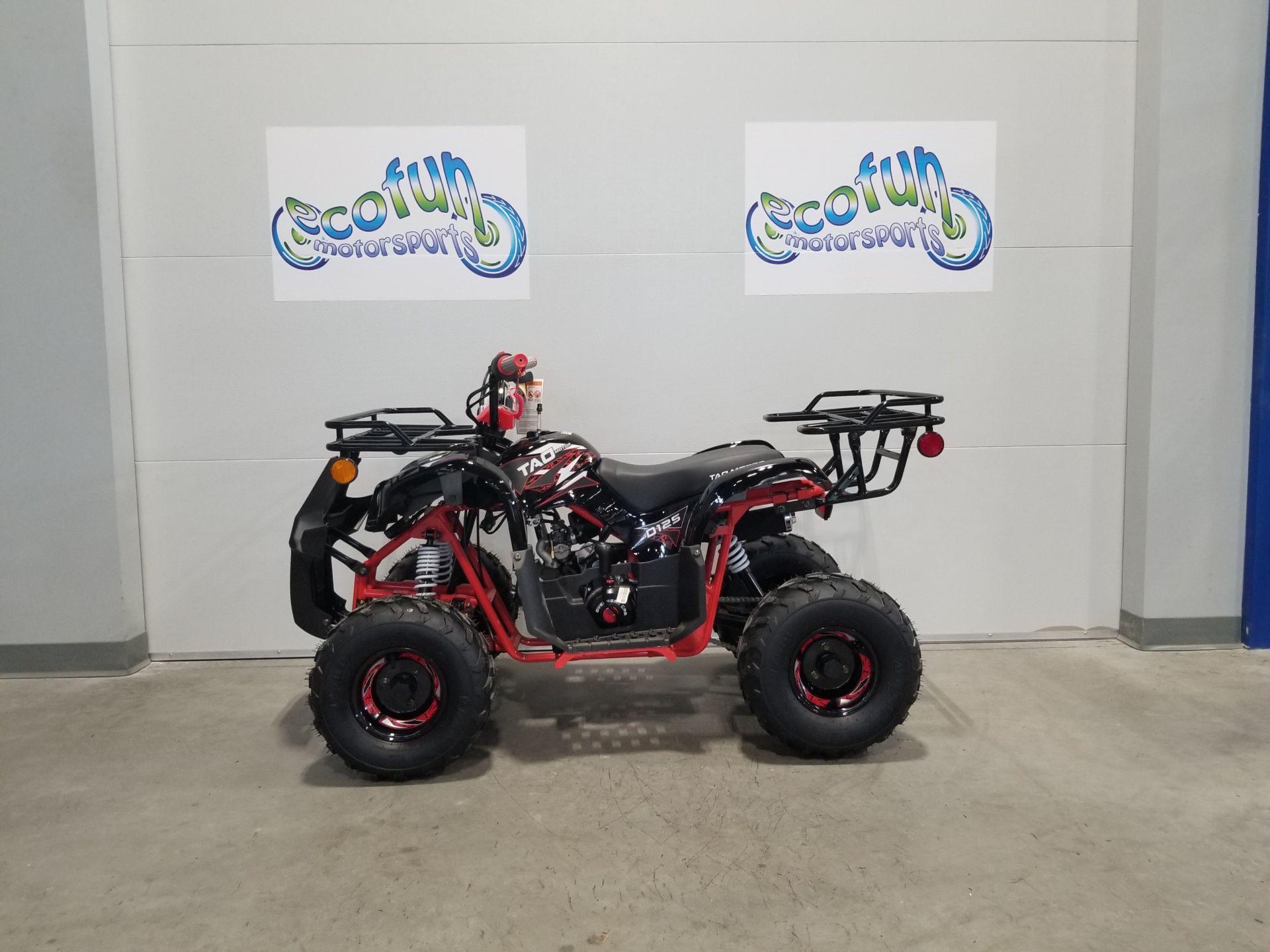 New 2023 Tao Motor Black Trooper 125 Youth ATV ATVs in Forest