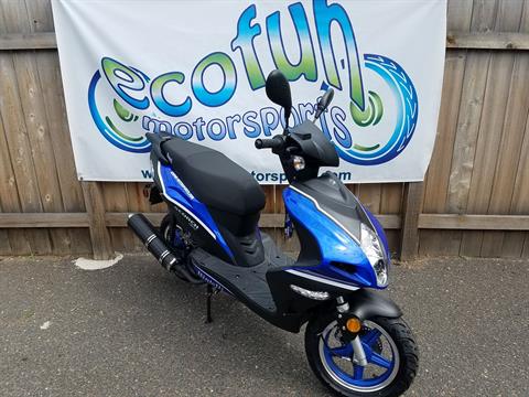 New 2023 YNGF Scorch 150cc Scooter | Scooters in Forest Lake MN | Blue