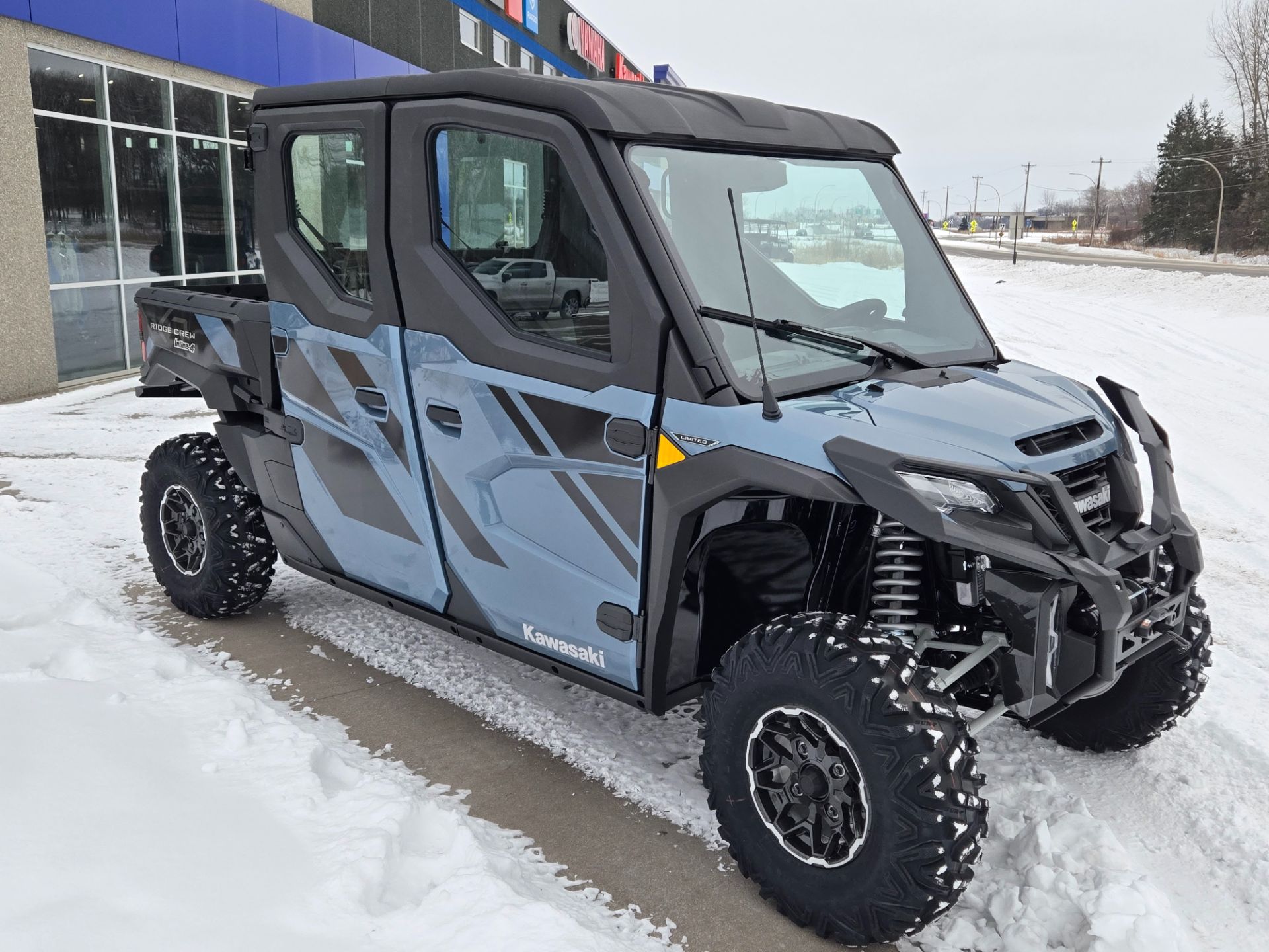 New 2025 Kawasaki RIDGE XR CREW Limited HVAC | Utility Vehicles in