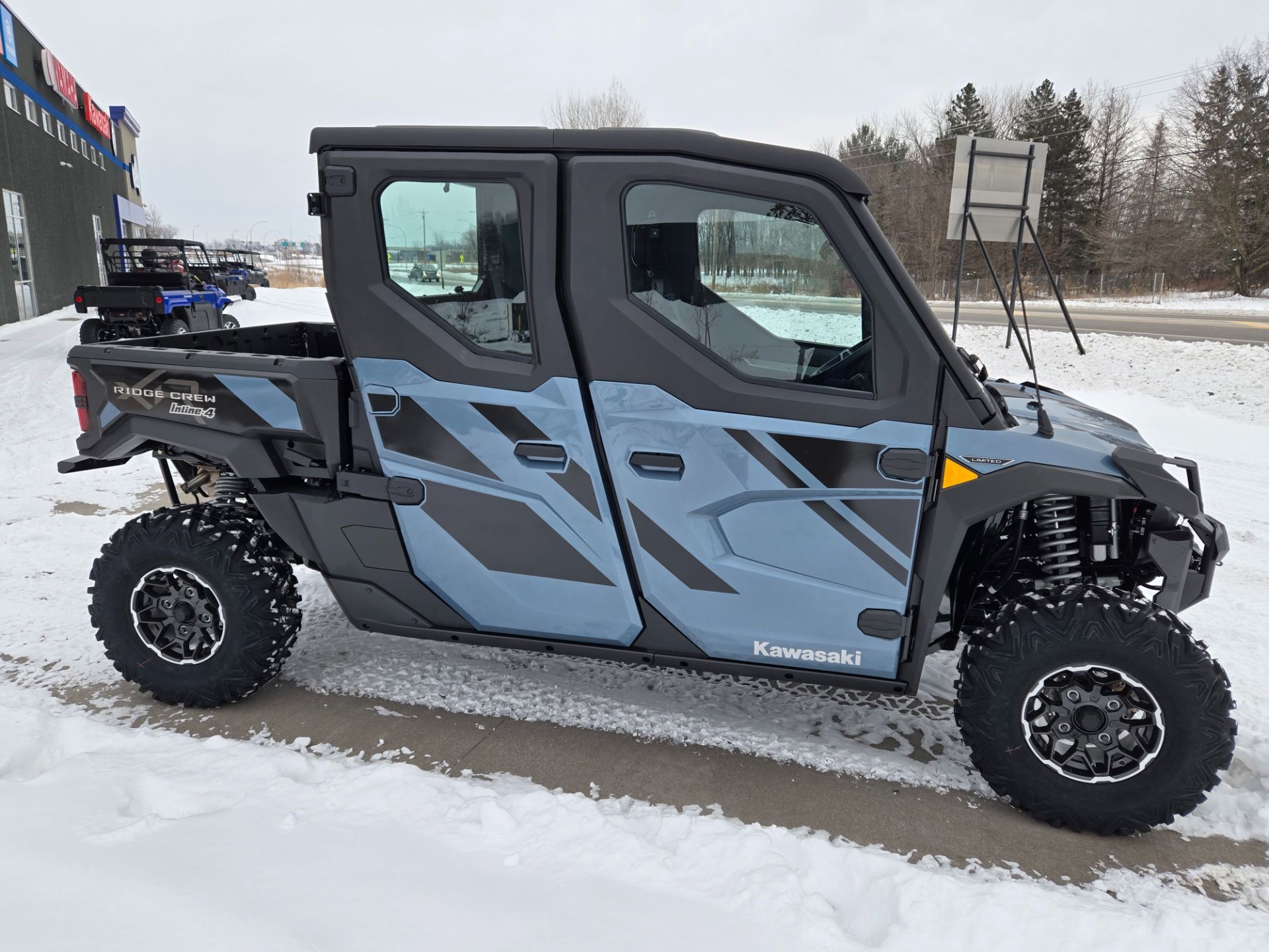 New 2025 Kawasaki RIDGE XR CREW Limited HVAC | Utility Vehicles in