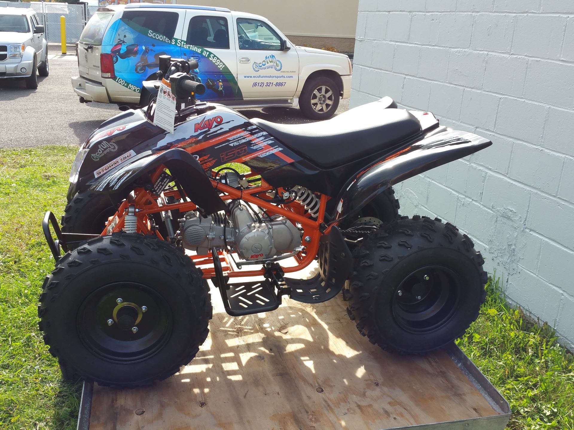 New 2022 Kayo Storm 150 Youth ATV | ATVs in Forest Lake MN | Black