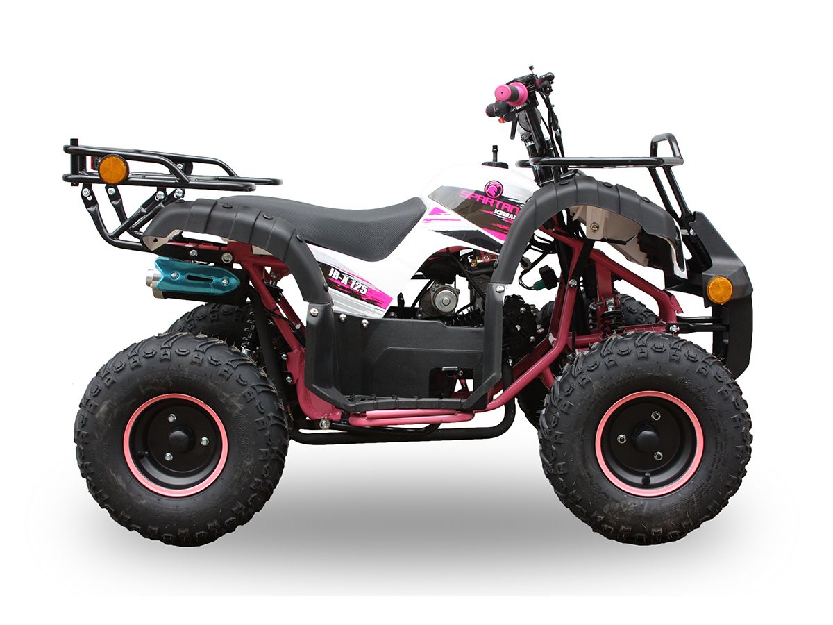 3kids mam様 ブラックレッド＆ホワイトピンク New 2022 Icebear Pink Trooper 125 Youth ATV | ATVs in Forest Lake