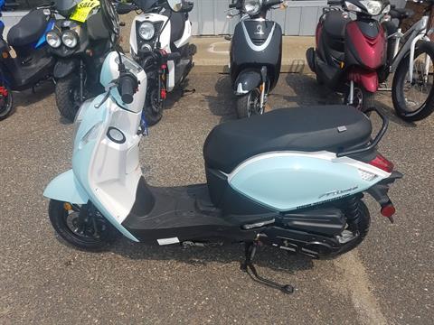 New 2024 SYM Mio 49cc Scooter | Scooters in Forest Lake MN | Sky Blue