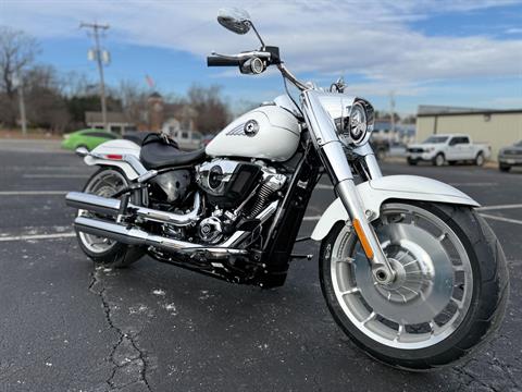 New 2026 Harley-Davidson Fat Boy® White Onyx Pearl | Motorcycles