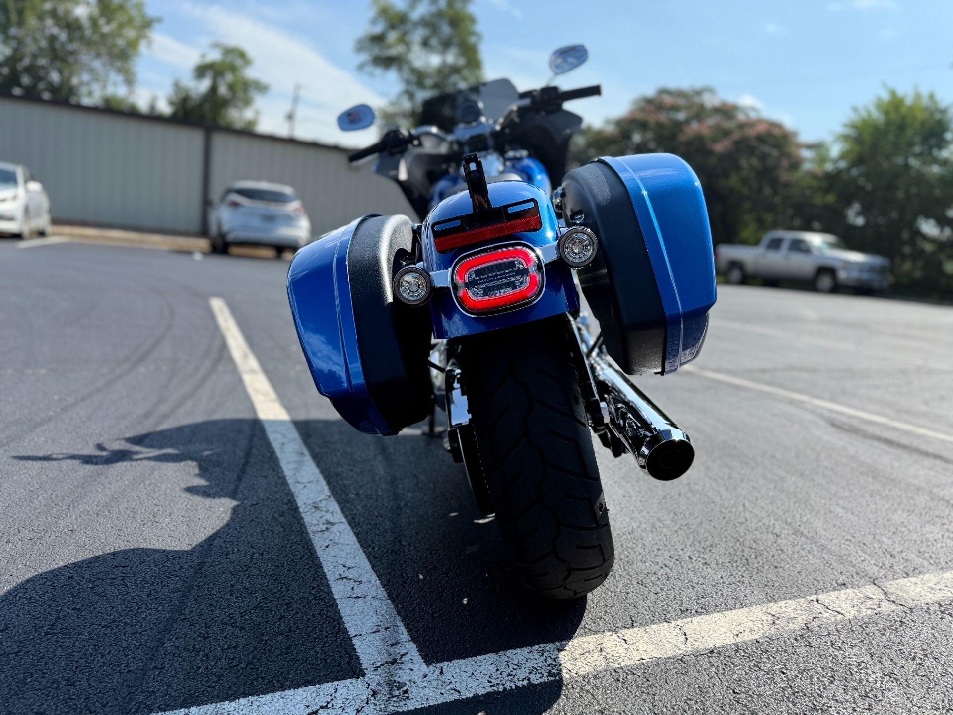New 2026 Harley-Davidson Low Rider® ST Aurora Blue Denim (Black Finish) | Motorcycles in Dumfries VA | 013988