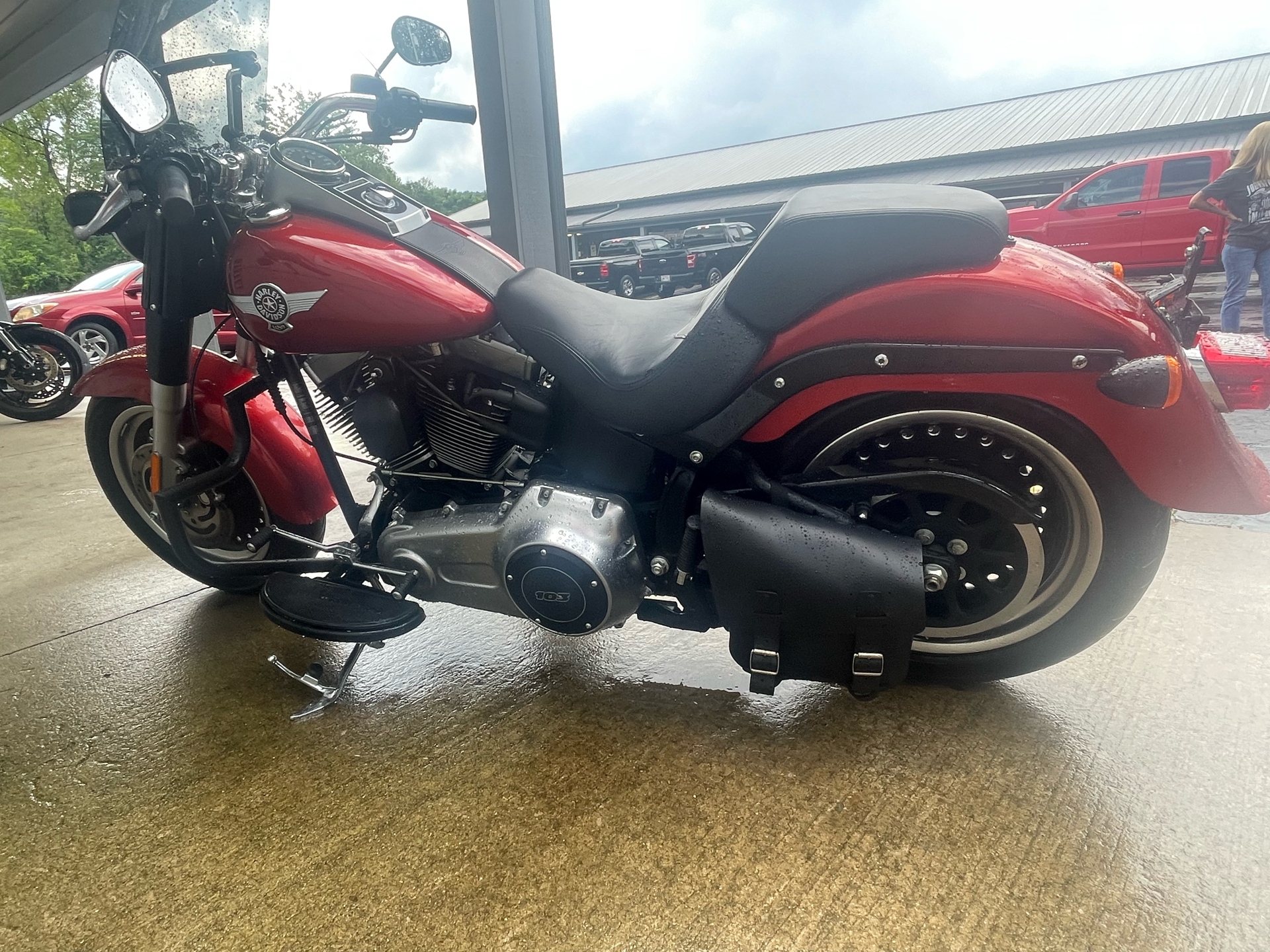 【27cm】ブーツHARLEY スポスタ　FATBOYショベル ハーレーUSA 2013 Harley-Davidson Softail® Fat Boy® Lo Motorcycles Athens Ohio