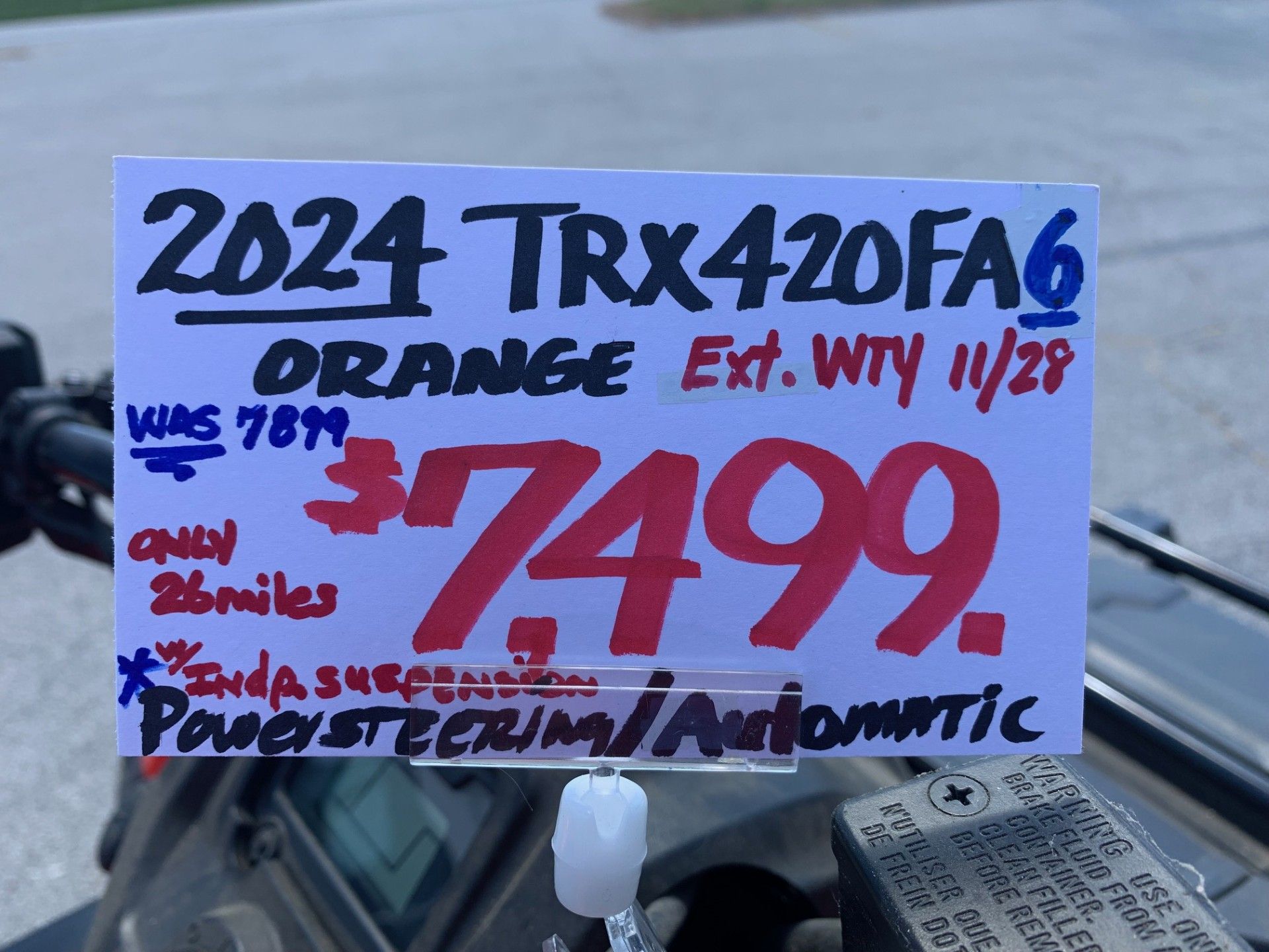 2024 Honda TRX420FA6 in Herculaneum, Missouri - Photo 6