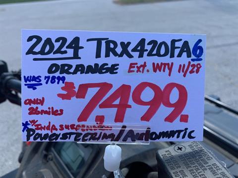 2024 Honda TRX420FA6 in Herculaneum, Missouri - Photo 6