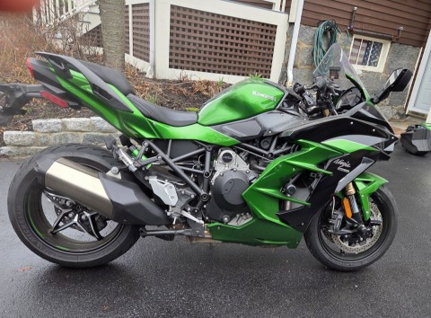 Used 2018 Kawasaki Ninja H2 SX SE Emerald Blazed Green / Metallic