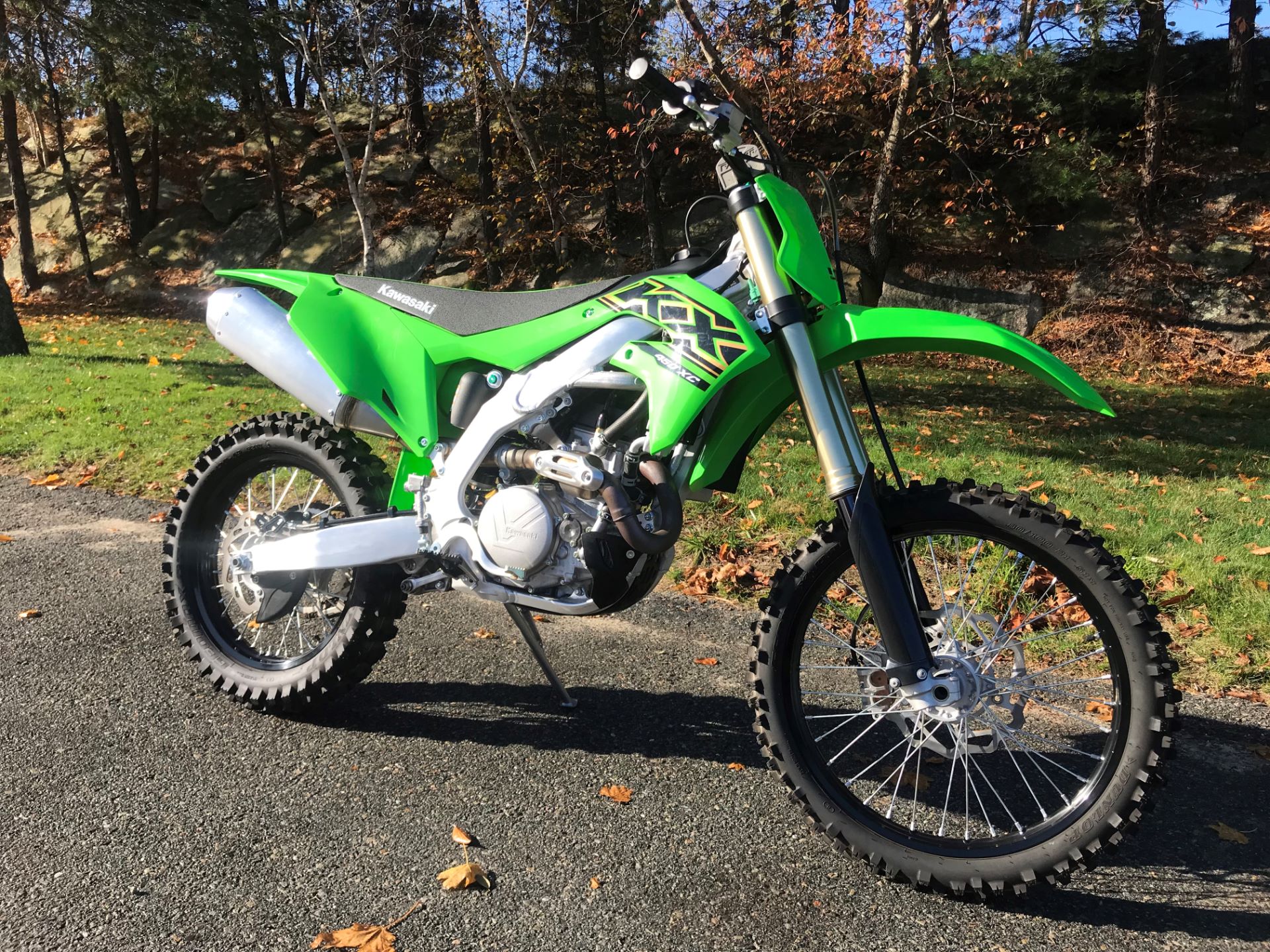 Used 2021 Kawasaki KX 450X Lime Green | Motorcycles in Plymouth MA
