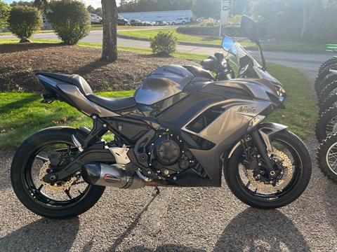 Used 2021 Kawasaki Ninja 650 ABS Metallic Graphite Gray / Metallic