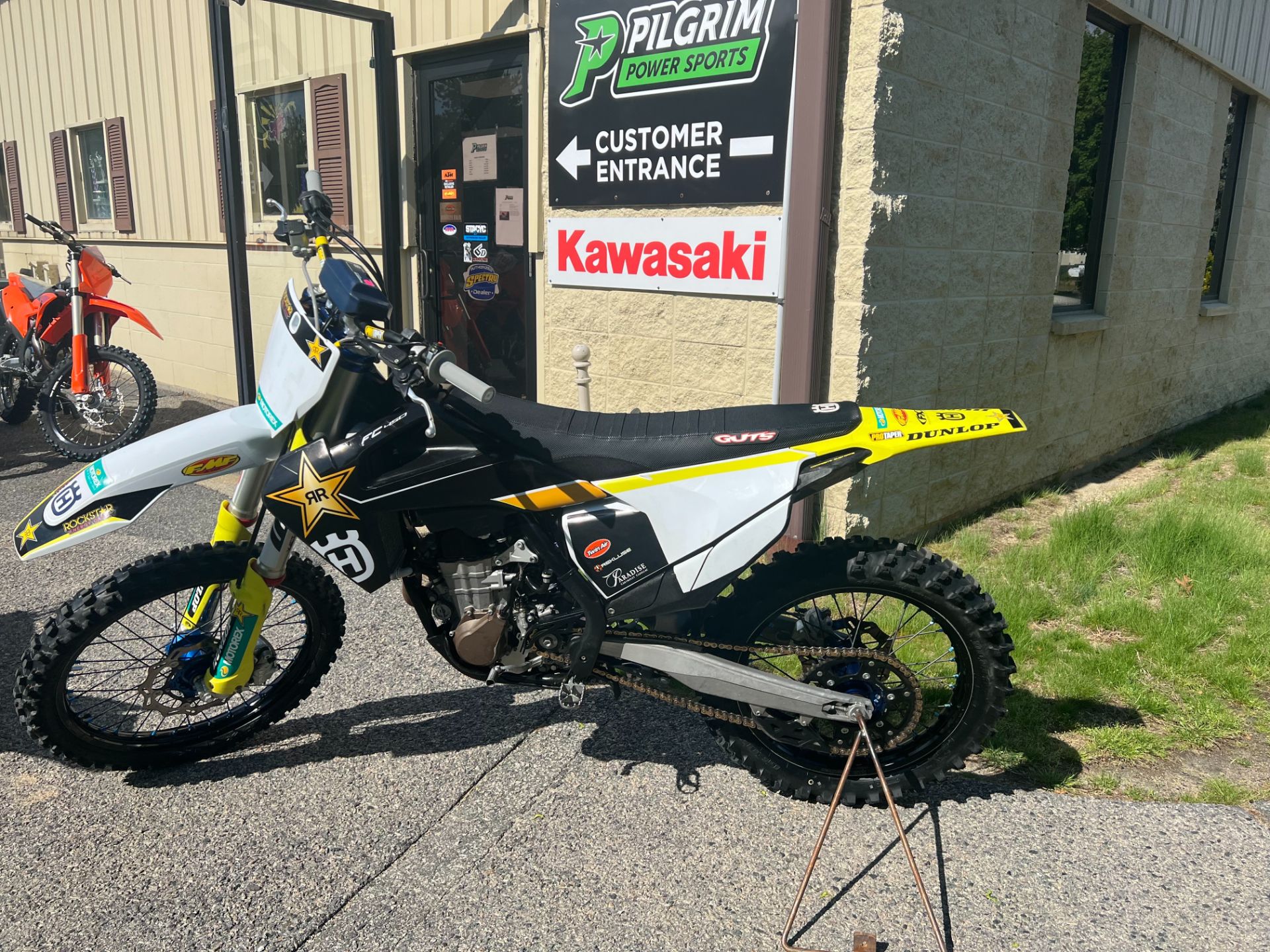 Used 2021 Husqvarna FC 450 Rockstar Edition Black Yellow White