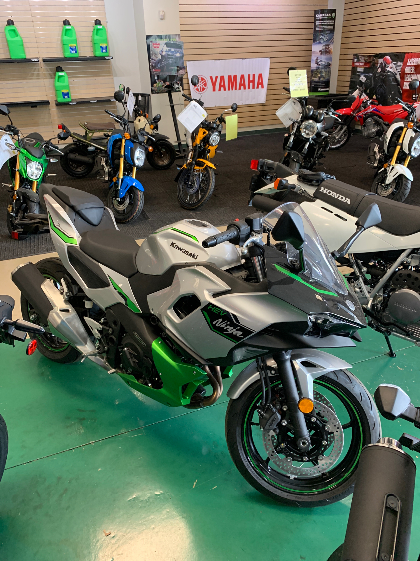 New 2024 Kawasaki Ninja Hybrid ABS Motorcycles in Newnan GA