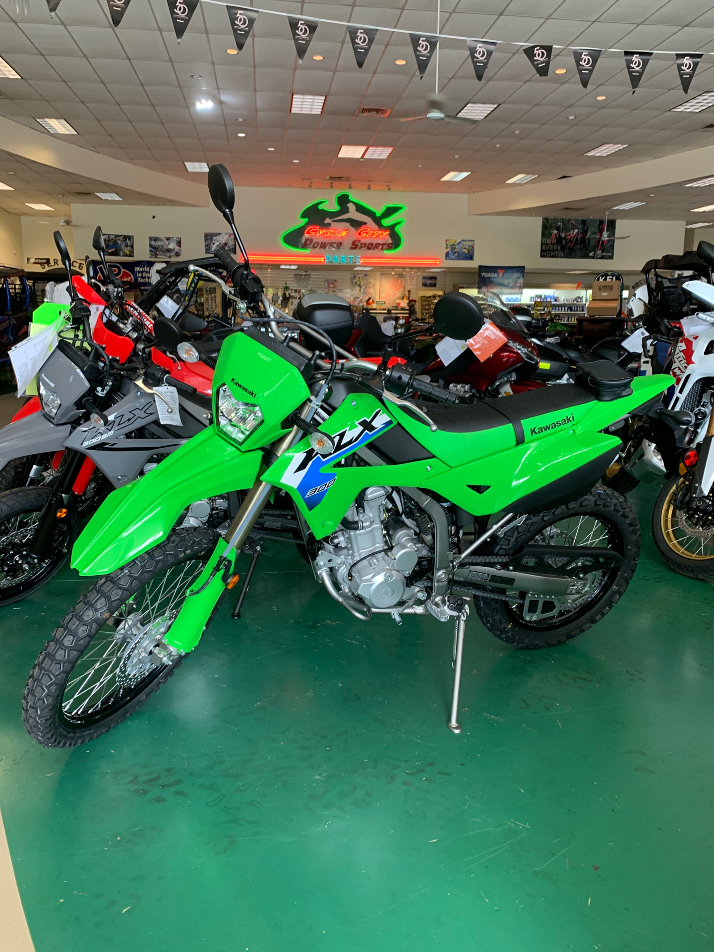 New 2026 Kawasaki KLX 300 Motorcycles in Newnan GA K46676 Lime