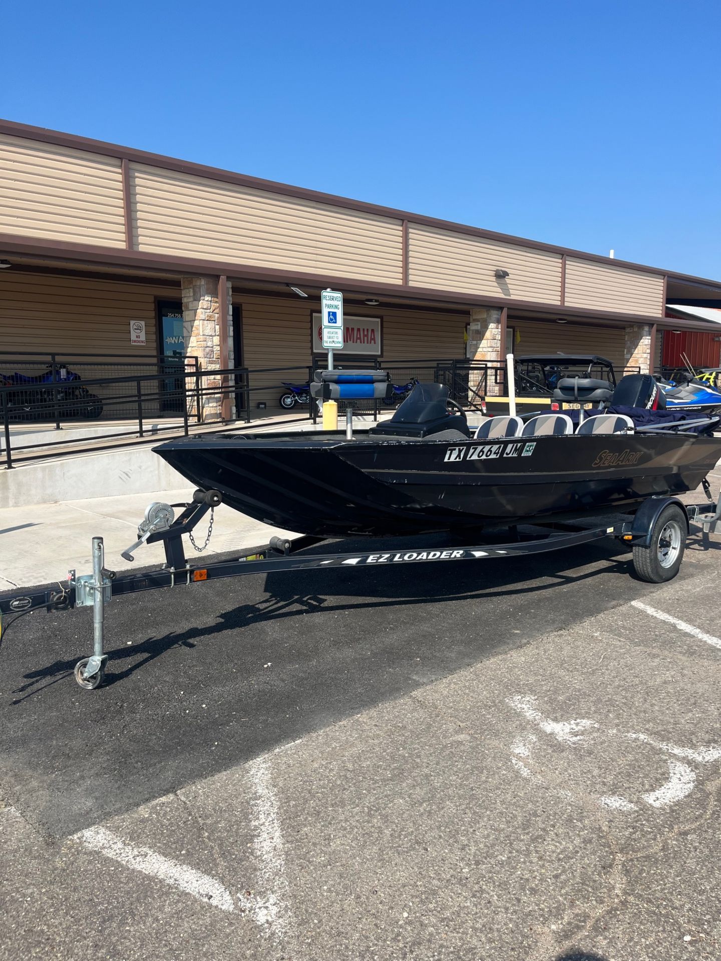 Used 2001 SeaArk ZX170 Power Boats Outboard in Waco, TX