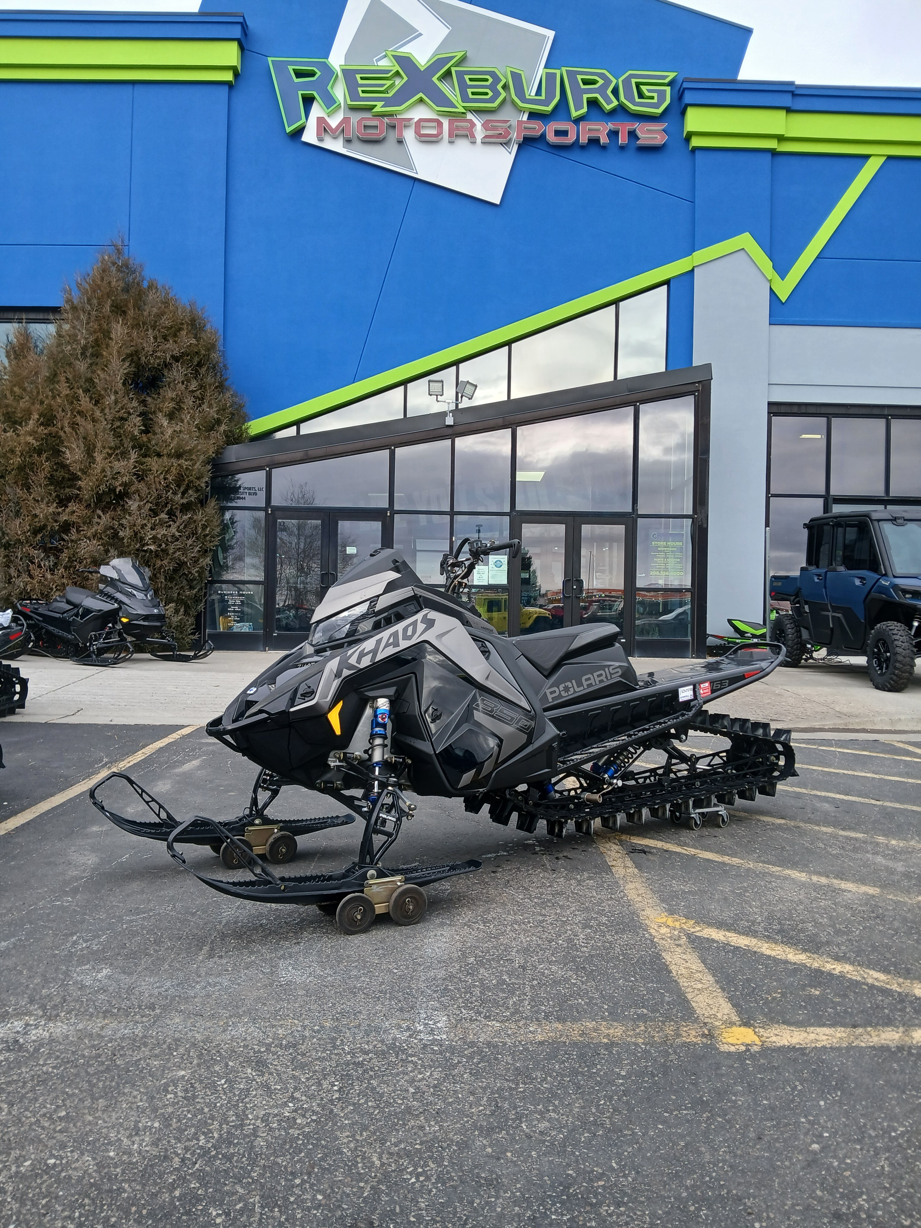 Used 2022 Polaris 850 RMK KHAOS Matryx Slash 163 3 in. SC
