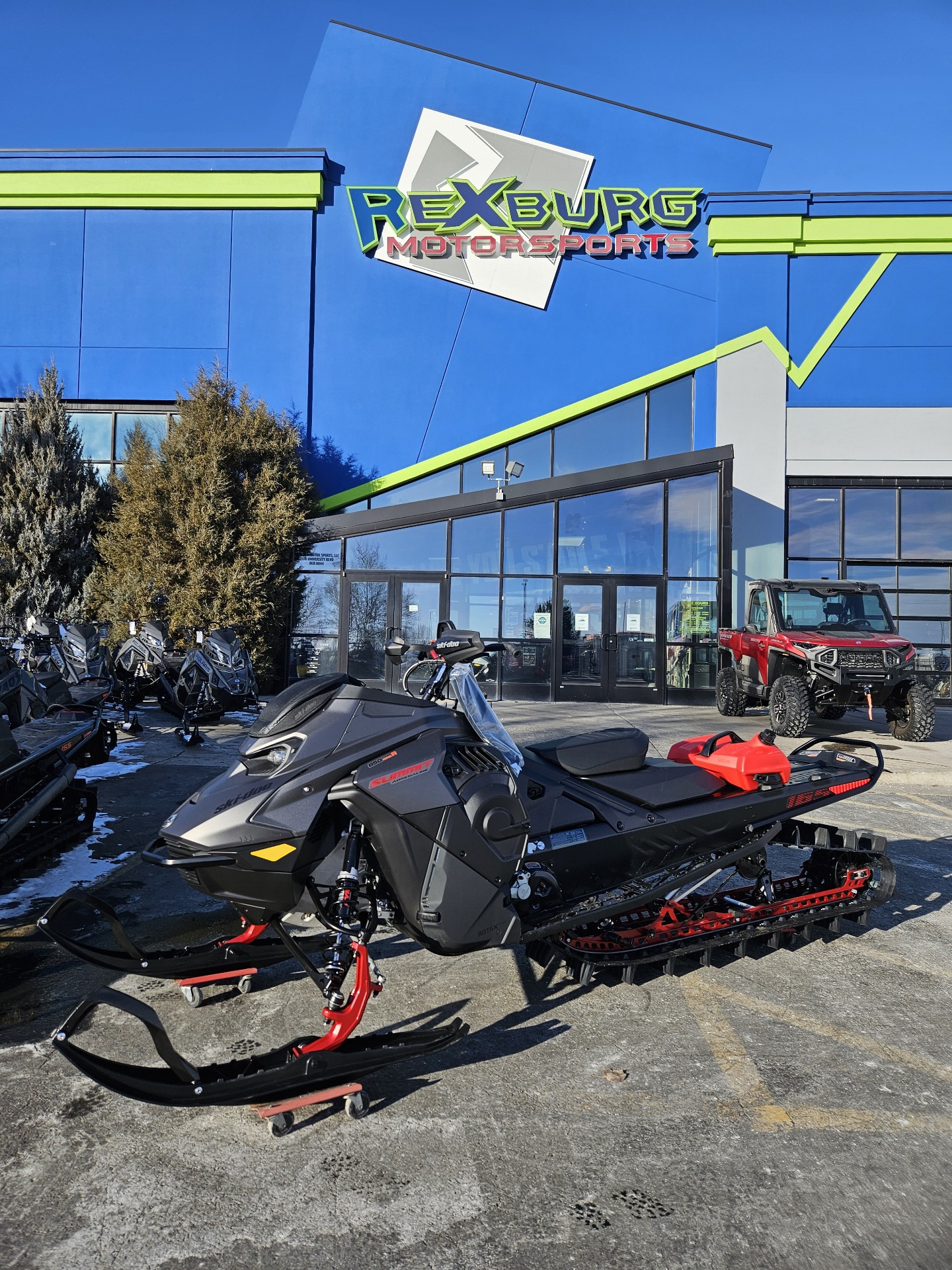 2025 Ski-Doo Special Edition - Summit Adrenaline w/ Edge Package 165 850 E-TEC Turbo R SHOT PowderMax X-Light 3.0 w/ FlexEdge in Rexburg, Idaho - Photo 1