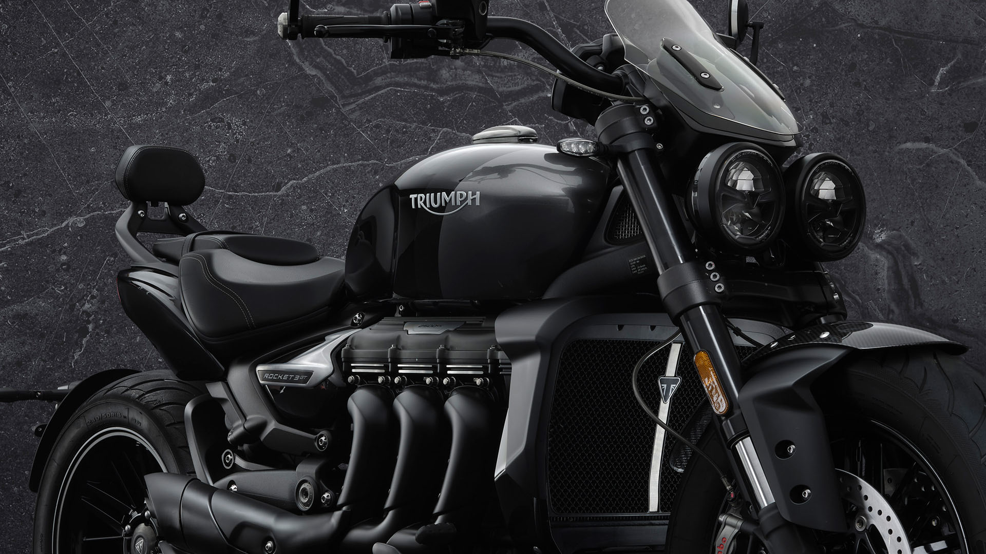 New 2022 Triumph Rocket GT Triple Black Motorcycles in