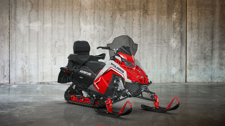 2027 Polaris 650 INDY Adventure 137 Indy Red 1.35 ES 1
