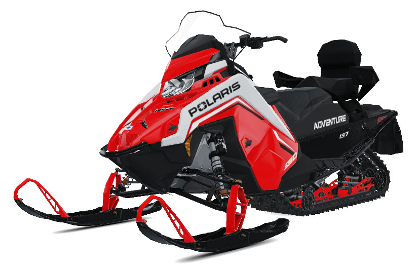 2027 Polaris 650 INDY Adventure 137 Indy Red 1.35 ES 5