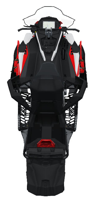 2027 Polaris 650 INDY Adventure 137 Indy Red 1.35 ES 8