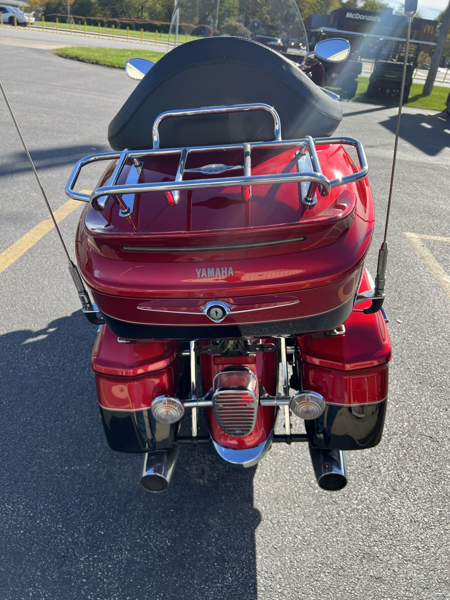 Fully Adjustable Driver's Backrest For 00-07 Yamaha Royal Star Venture