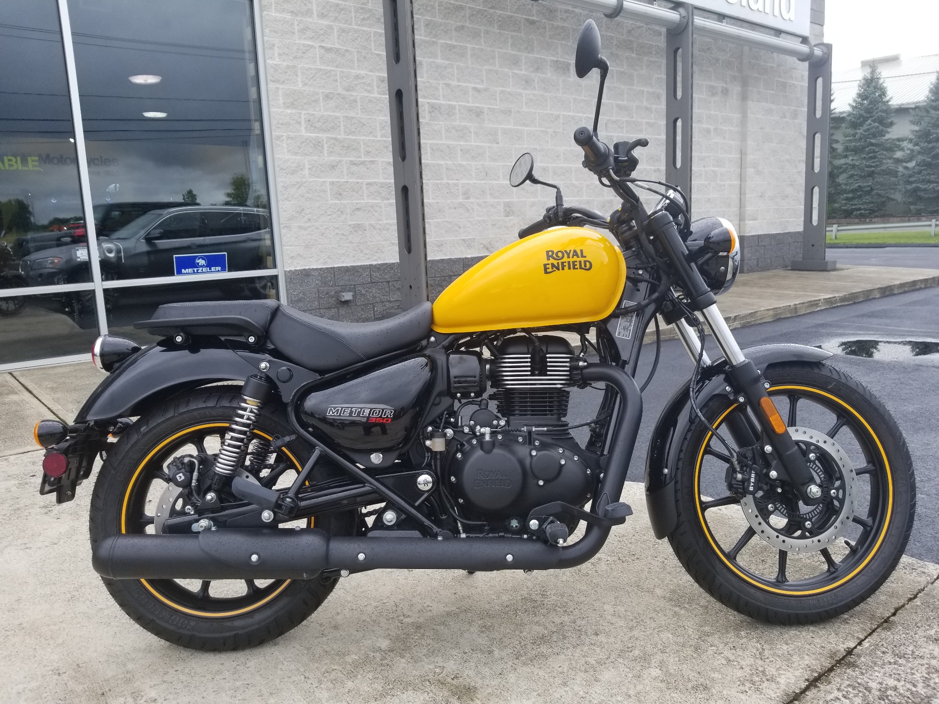 Yellow Royal Enfield Matte Blue Colour Used 2023 Royal Enfield