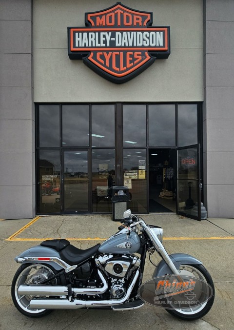 New 2026 Harley-Davidson Fat Boy® Dark Billiard Gray | Motorcycles
