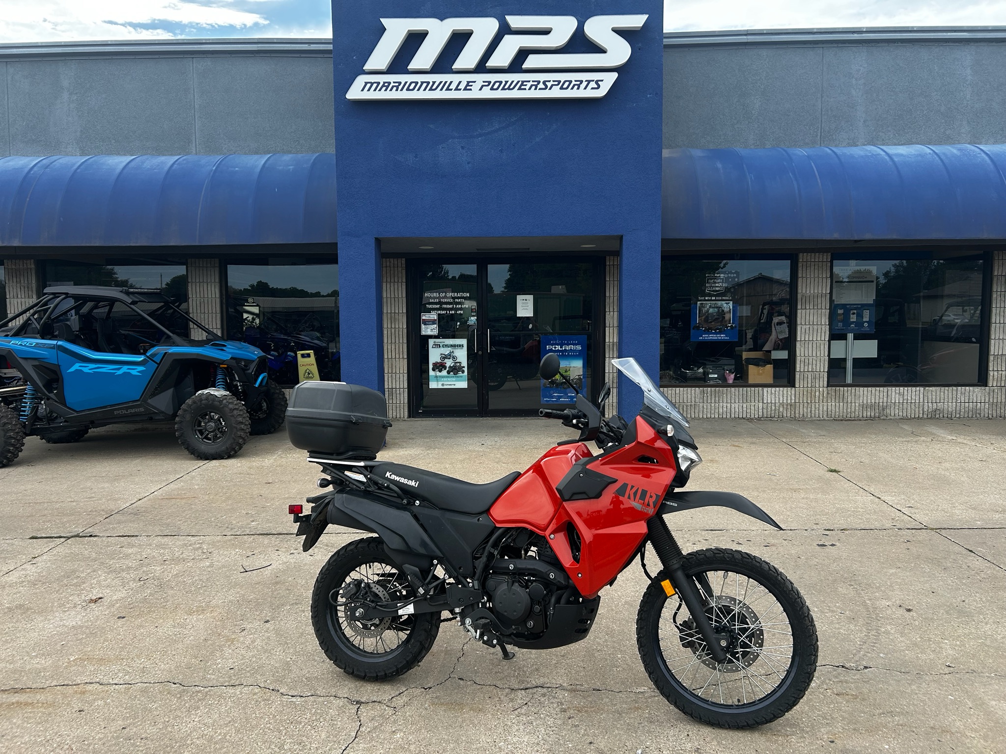2022 KLR 650 Traveler ABS, USB