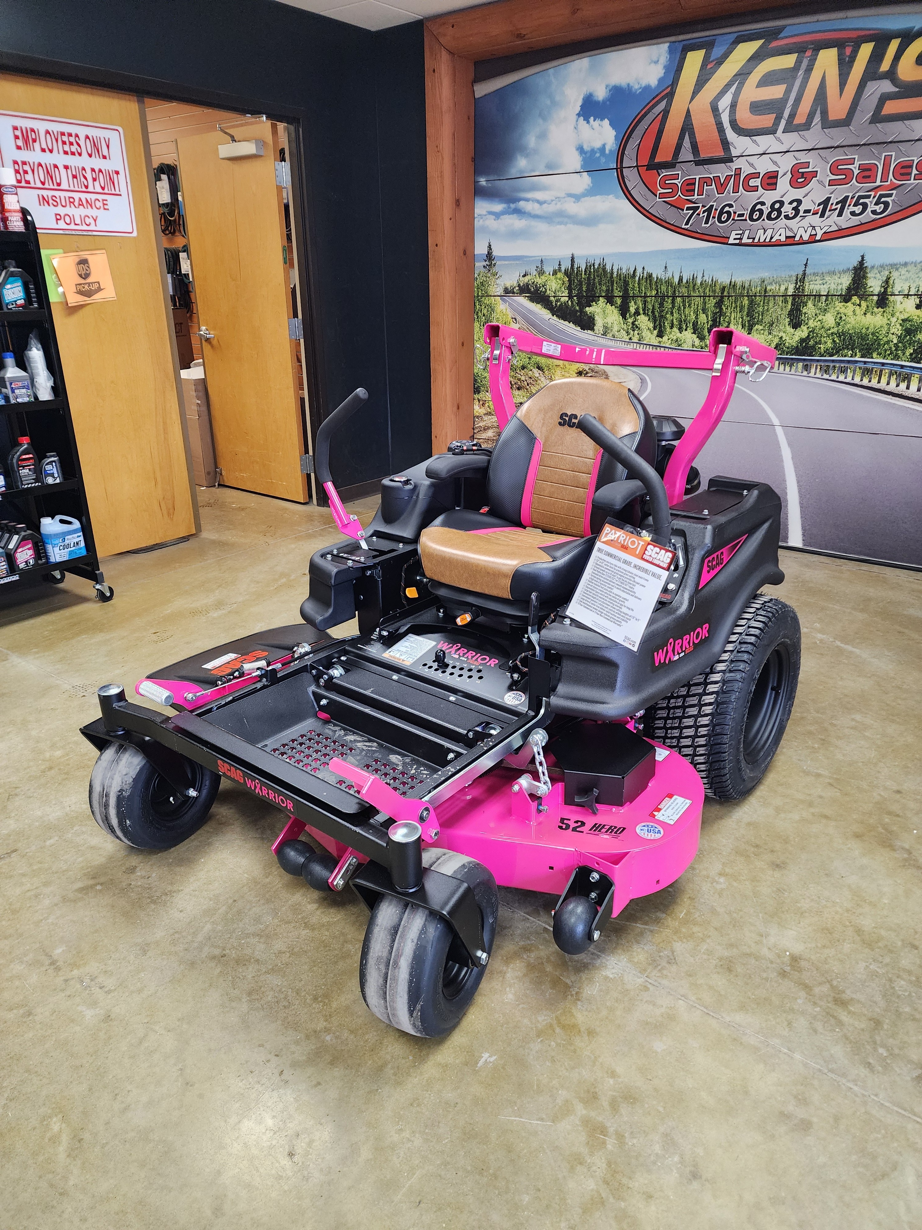 New 2026 SCAG Power Equipment Patriot 52 in. Kawasaki FX PINK