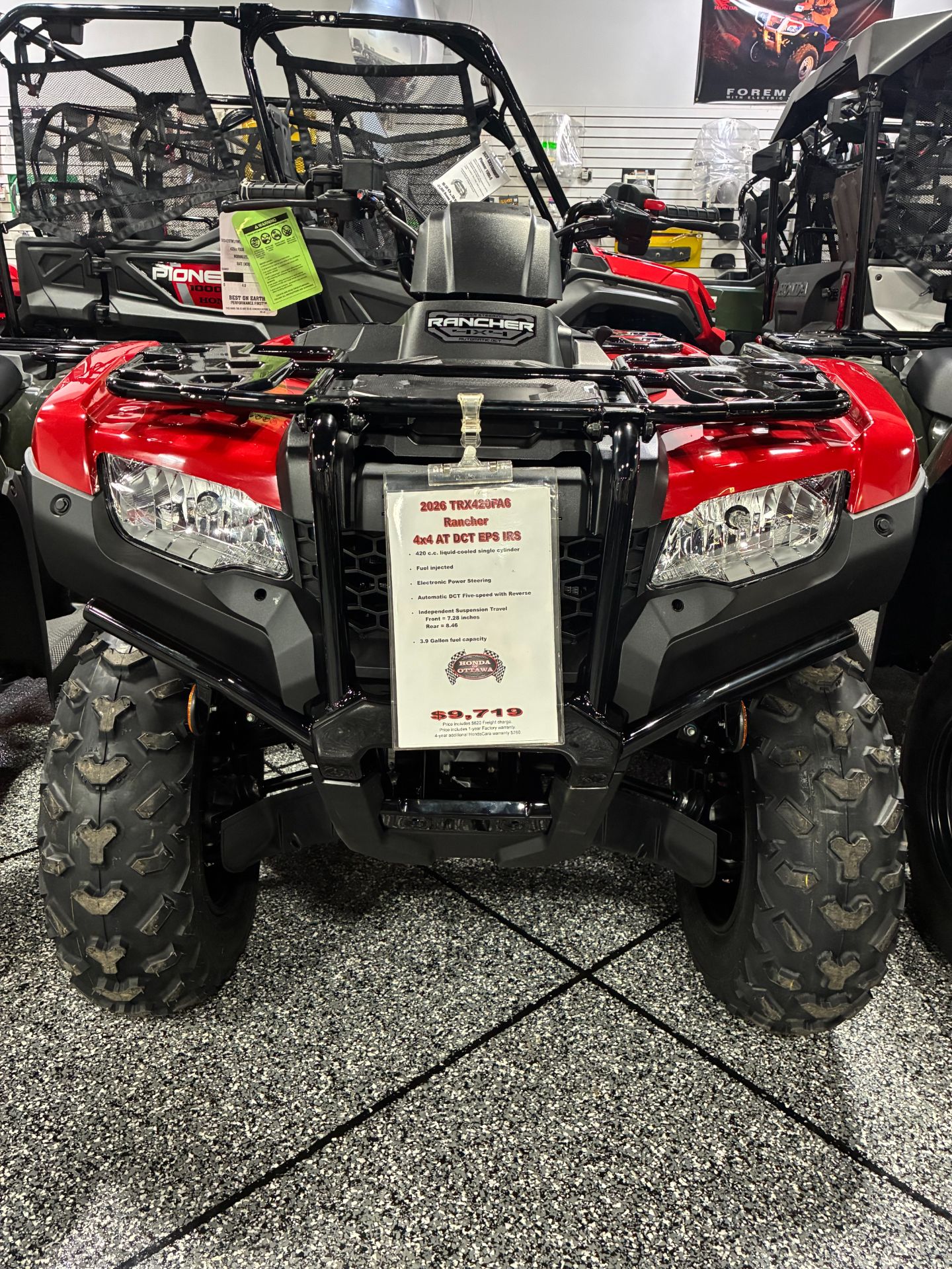 2026 Honda FourTrax Rancher 4x4 Automatic DCT IRS EPS 2