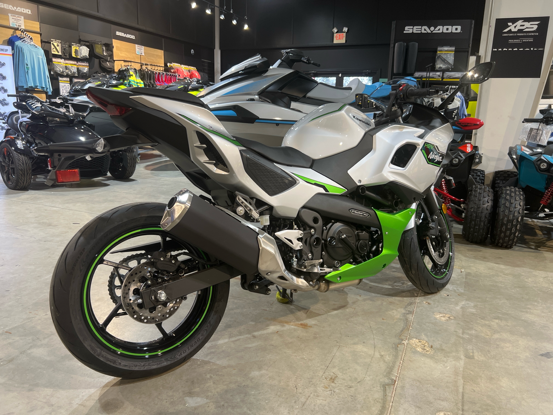 New 2024 Kawasaki Ninja 7 Hybrid ABS Metallic Bright Silver