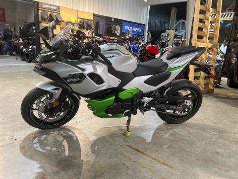 New 2024 Kawasaki Ninja 7 Hybrid ABS Metallic Bright Silver